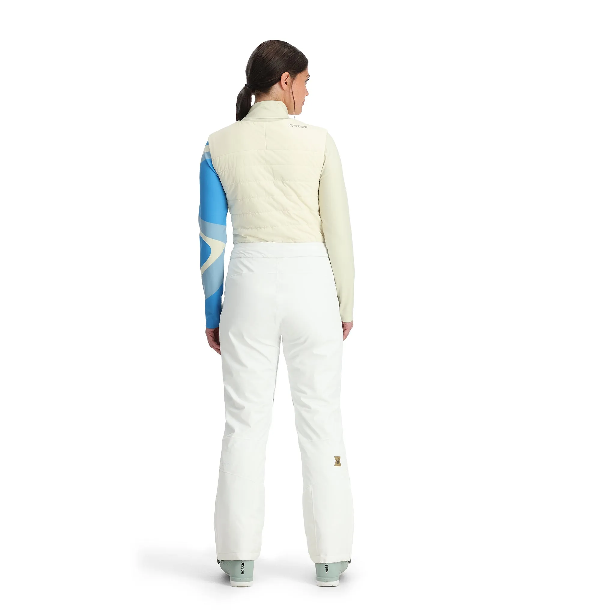 Womens On Piste Bib - White