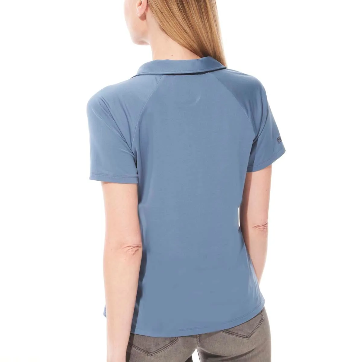 Womens Resort Short Sleeve Polo | Marlin Blue