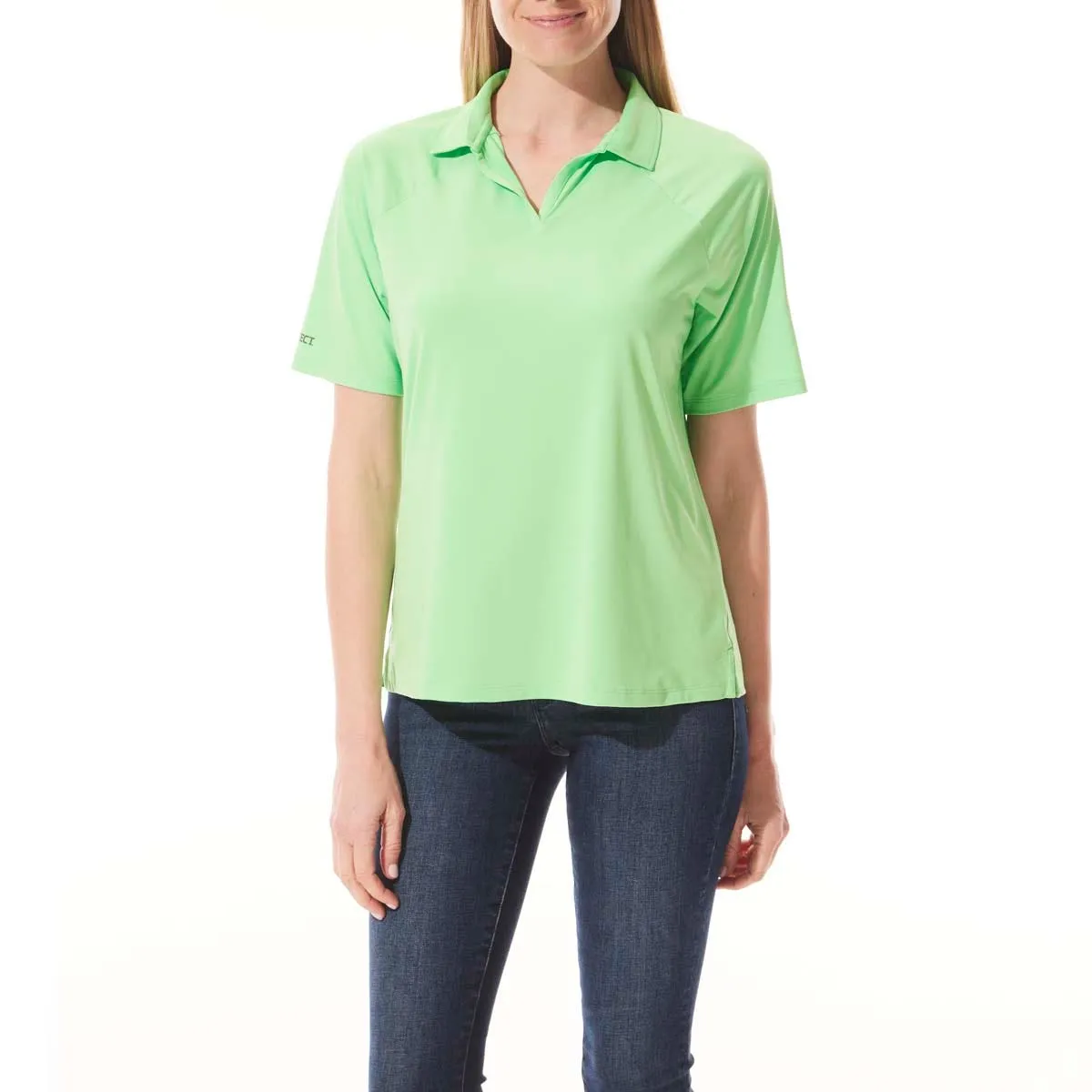 Womens Resort Short Sleeve Polo | Turf Green