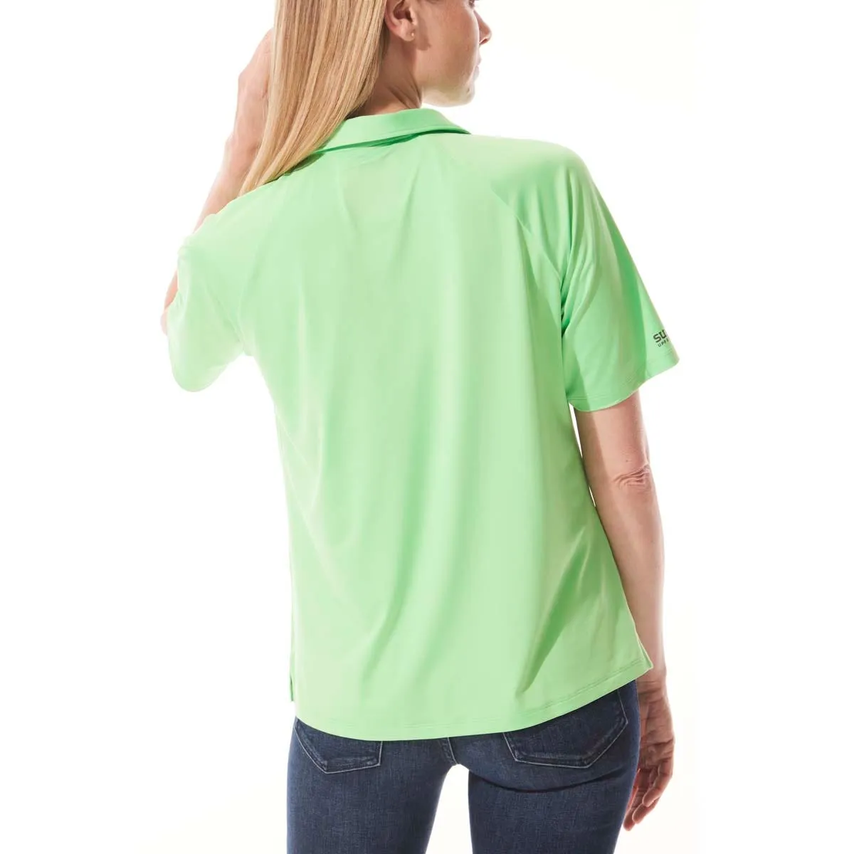 Womens Resort Short Sleeve Polo | Turf Green