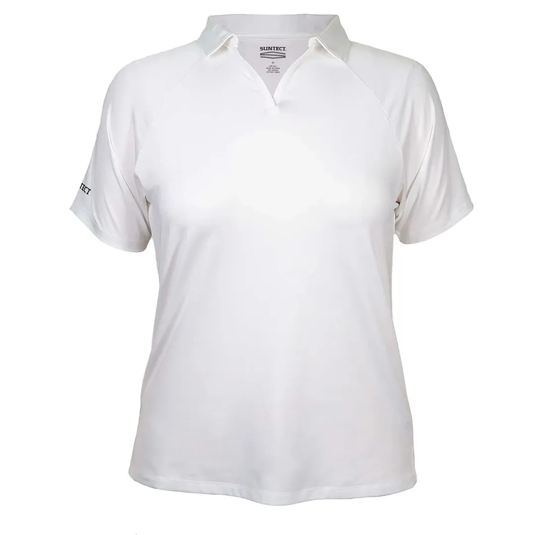 Womens Resort Short Sleeve Polo | White