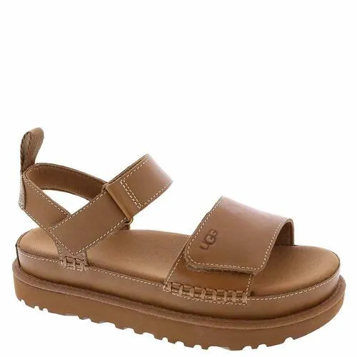 Women's Shoes UGG GOLDENSTAR Leather Sandals 1156431 TAN