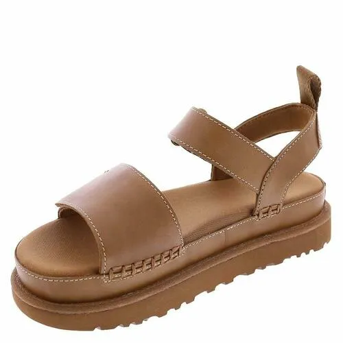 Women's Shoes UGG GOLDENSTAR Leather Sandals 1156431 TAN