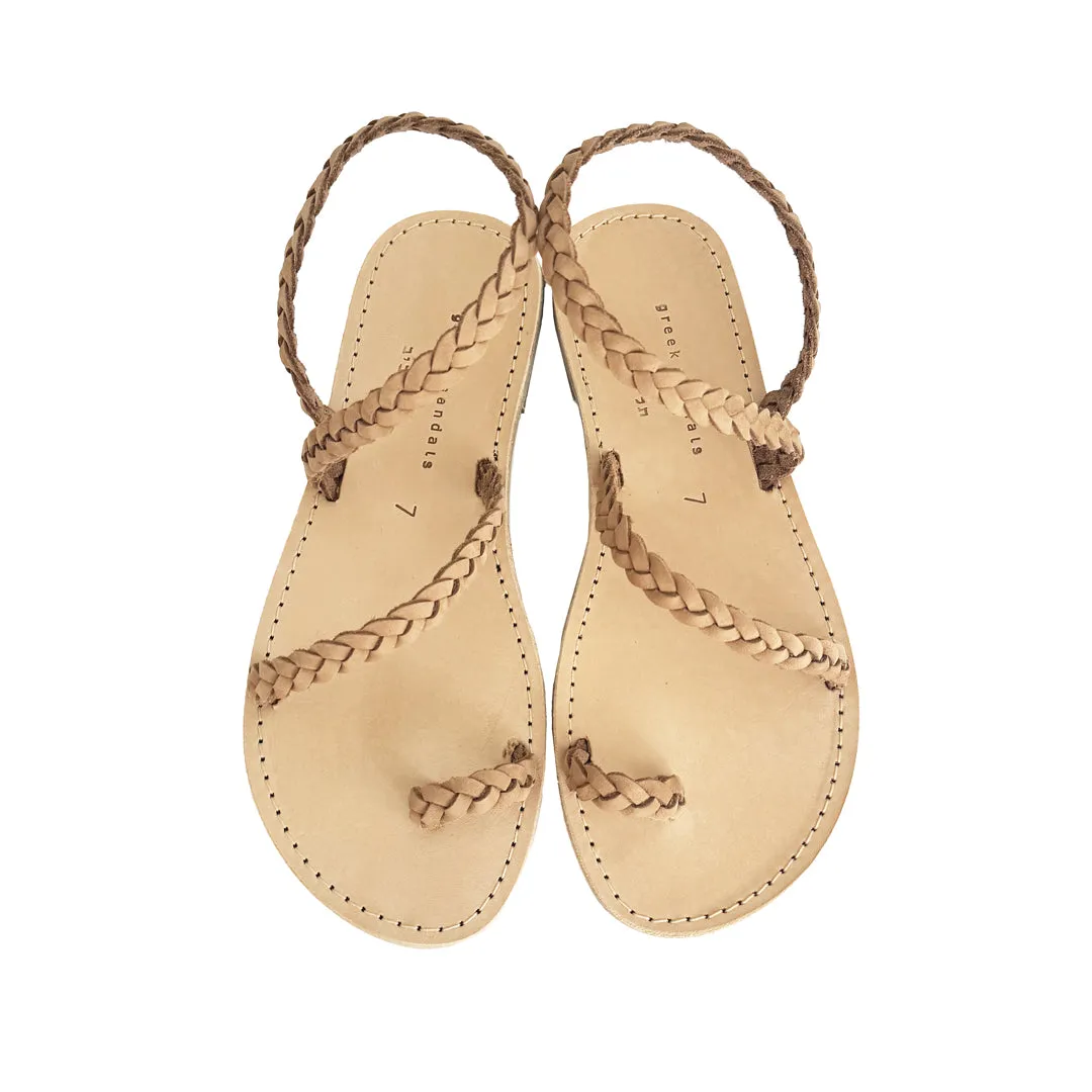 YAARA SANDALS SUEDE CAMEL