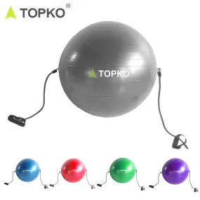 Yoga Ball with Resistance Bands